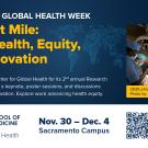 Banner graphic: 'The Last Mile' rural health symposium, UC Davis logos and medical team photo